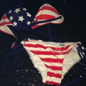 America flAg  bath suite